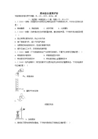 2025九年级化学上学期期末综合素质评价试卷及答案（科粤版）