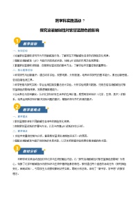初中沪教版（2024）探究溶液酸碱性对紫甘蓝颜色的影响教学设计