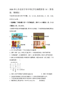 2026年山东济宁市中考模拟化学试卷含答案（6）