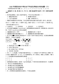 2025年广东省深圳市初中学业水平考试化学综合评估试题（六）含答案