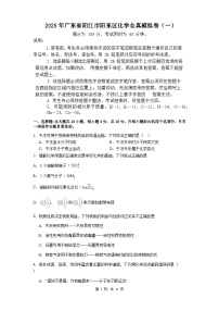 2025年广东省阳江市阳东区化学中考模拟试卷含答案（一）