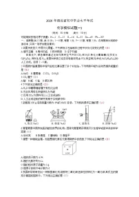 2026年湖北省初中学业水平考试化学模拟试题(一)含答案