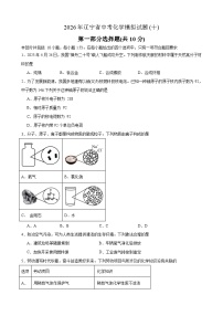 2026年辽宁省化学中考模拟试卷含答案(十)