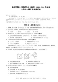 2025年3月深圳市南山区第二外国语学校集团初三一模化学试卷含答案