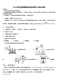 2026年四川省阿坝藏族羌族自治州中考二模化学试题（含答案解析）