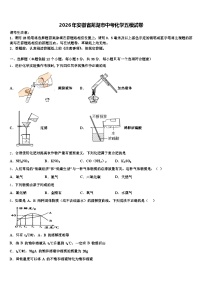 2026年安徽省芜湖市中考化学五模试卷（含答案解析）