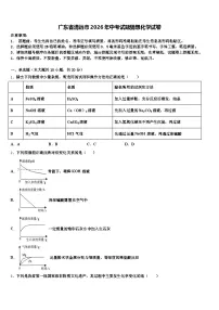 广东省清远市2026年中考试题猜想化学试卷（含答案解析）