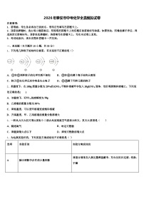 2026年泰安市中考化学全真模拟试卷（含答案解析）