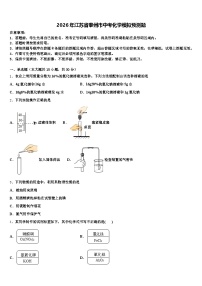 2026年江苏省泰州市中考化学模拟预测题（含答案解析）