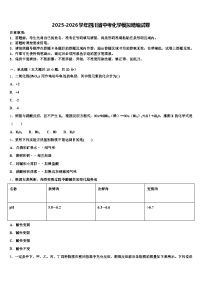 2025-2026学年四川省中考化学模拟精编试卷（含答案解析）