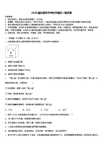 2026届沈阳市中考化学最后一模试卷（含答案解析）
