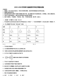 2025-2026学年浙江省温州市中考化学模拟试题（含答案解析）
