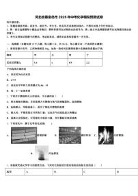 2026年河北省秦皇岛市化学中考模拟预测试卷（含解析）