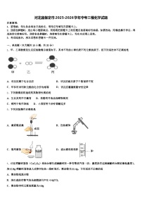 河北省保定市2025-2026学年中考三模化学试题（含答案解析）