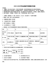 2025-2026学年山西省中考四模化学试题（含答案解析）
