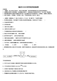 重庆市2026年中考化学仿真试卷（含答案解析）