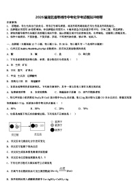2026届湖北省鄂州市中考化学考试模拟冲刺卷（含答案解析）