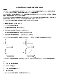 辽宁省葫芦岛市2026年中考五模化学试题（含答案解析）