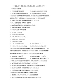 中考化学一轮复习专项巩固练习 中和反应原理专练探究（八）（含答案解析）