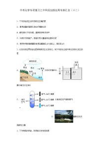 中考化学一轮复习专项巩固练习 中和反应的应用专练汇总（十二）（含答案解析）