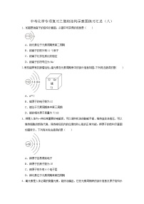 中考化学一轮复习专项巩固练习 微粒结构示意图练习汇总（八）（含答案解析）