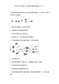 中考化学一轮复习专项巩固练习 微观示意图问题汇总（八）（含答案解析）