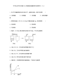 中考化学一轮复习专项巩固练习 物质的溶解度专练探究（八）（含答案解析）