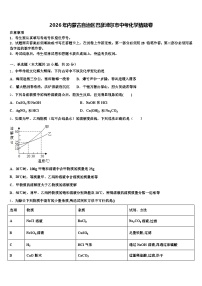 2026年内蒙古自治区巴彦淖尔市中考化学猜题卷（含答案解析）