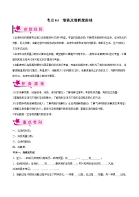 中考化学一轮复习考点练习考点04 溶液及溶解度曲线（2份，原卷版+解析版）