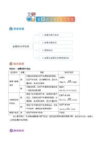 中考化学一轮复习基础通关练习第15讲 金属的化学性质（含答案解析）
