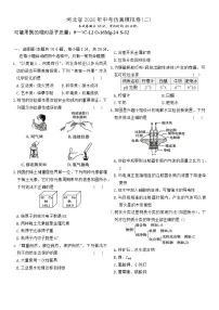 2026年河北中考模拟化学测试卷含答案（二）