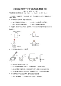 2026年山东济宁市中考模拟化学测试卷含答案（1）