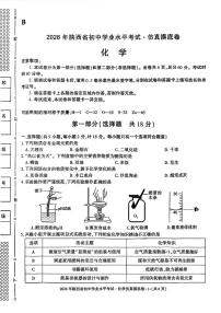 2026年陕西初中学业水平考试仿真摸底化学试卷