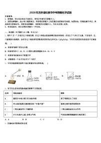 2026年吉林省松原市中考四模化学试题（含答案解析）