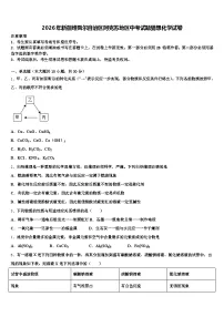 2026年新疆维吾尔自治区阿克苏地区中考试题猜想化学试卷（含答案解析）
