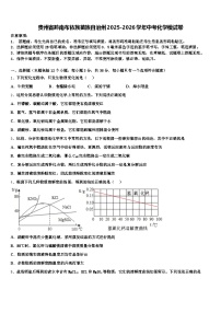 贵州省黔南布依族苗族自治州2025-2026学年中考化学模试卷（含答案解析）