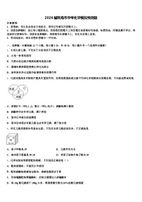 2026届珠海市中考化学模拟预测题（含答案解析）