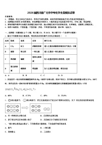 2026届四川省广元市中考化学全真模拟试卷（含答案解析）