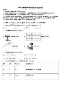 2026届泰州市中考适应性考试化学试题（含答案解析）