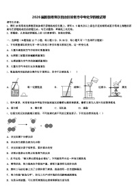 2026届新疆维吾尔自治区哈密市中考化学四模试卷（含答案解析）