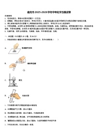 南充市2025-2026学年中考化学五模试卷（含答案解析）