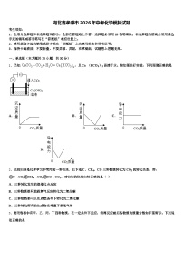 湖北省孝感市2026年中考化学模拟试题（含答案解析）