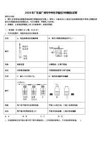 2026年广东省广州市中考化学最后冲刺模拟试卷（含答案解析）