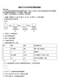 西安市2026年中考化学模拟预测题（含答案解析）