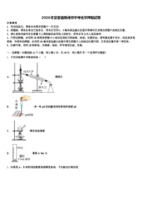 2026年安徽省滁州市中考化学押题试卷（含答案解析）