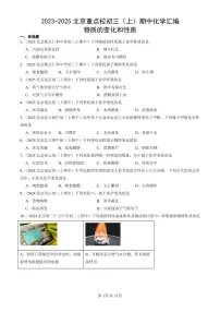 2023-2025北京重点校初三（上）期中化学汇编：物质的变化和性质练习