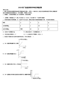 2026年广东省东莞市中考化学模试卷（含答案解析）