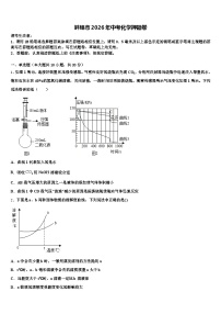 蚌埠市2026年中考化学押题卷（含答案解析）