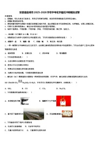 安徽省宿州市2025-2026学年中考化学最后冲刺模拟试卷（含答案解析）