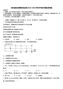 吉林省延边朝鲜族自治州2025-2026学年中考化学模拟预测题（含答案解析）